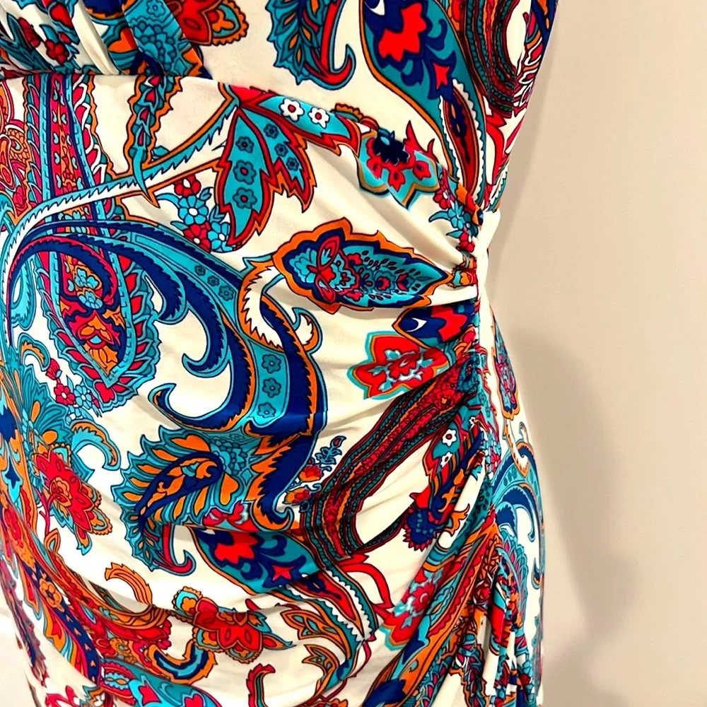 Ralph Lauren Paisley Dress - Picture 3 of 8